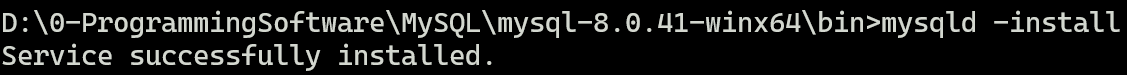 MySQL安装教程