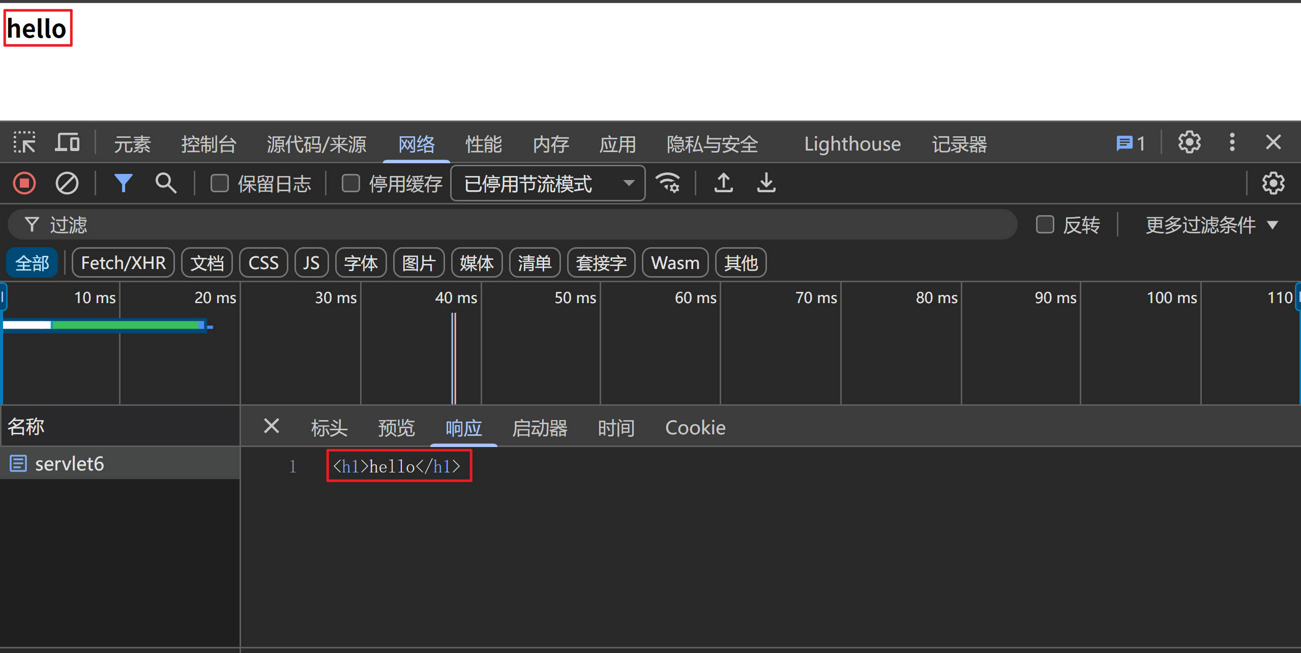 HttpServletResponse的常见API