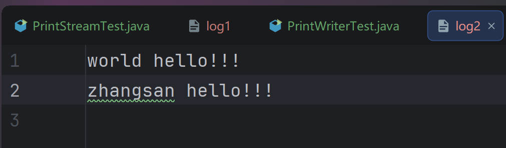 字符打印流(PrintStream)