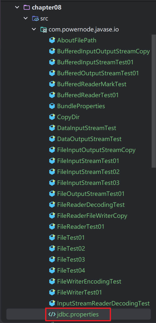 读取属性配置文件