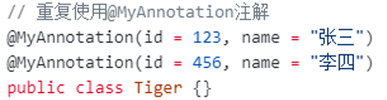 @Repeatable(设置注解可以重复出现在某个元素上)