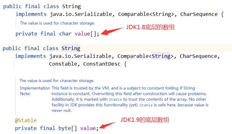 String存储结构改变